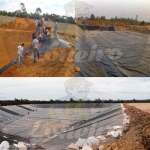 Lona para Lago Tanque Ornamental PP/PE: 13 x 6m Impermeável Sem toxinas para Reservatório de água potavel
